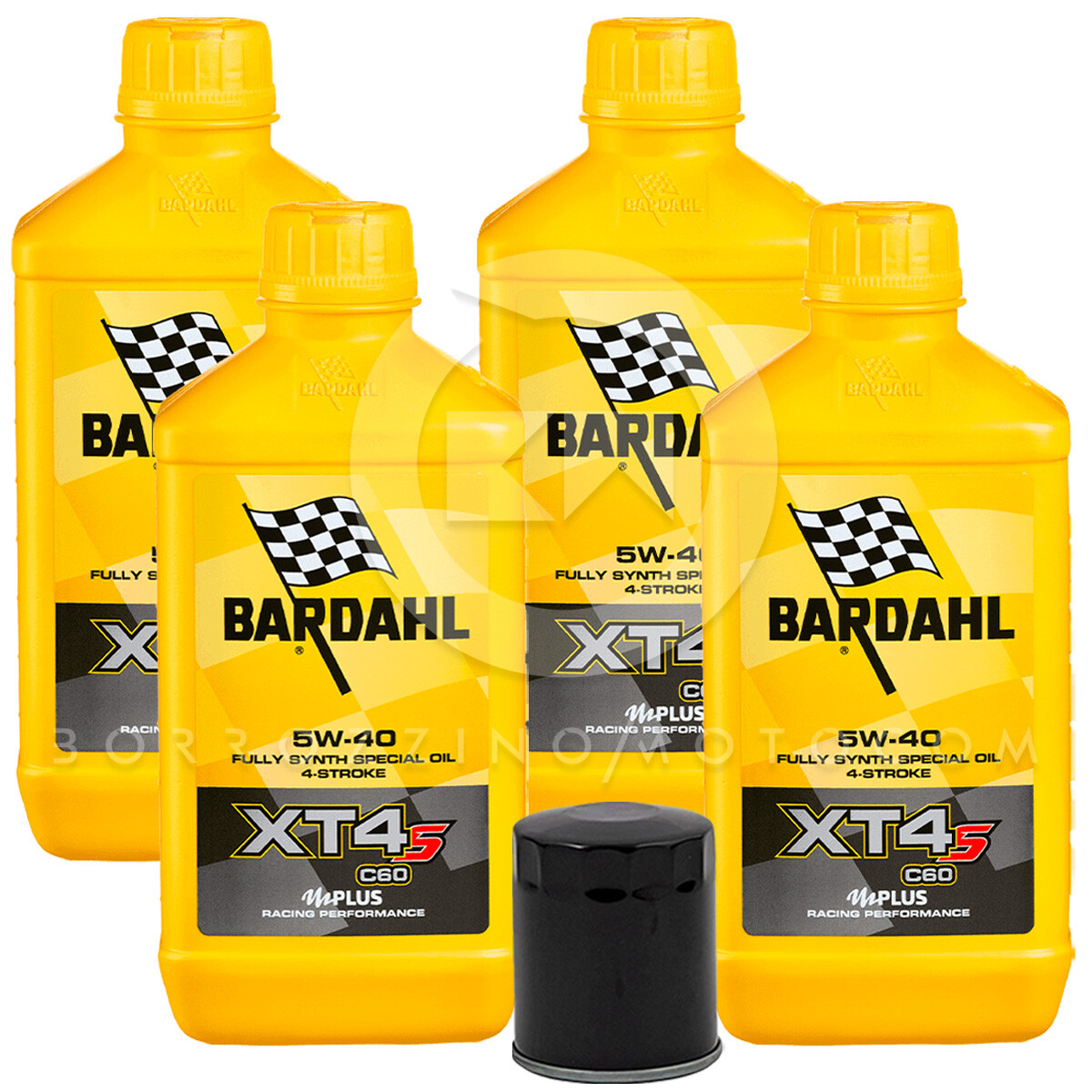 OIL CUTTING 100% SYNTHETIC BARDAHL XT4-S C60 5w40 + FILTER KAWASAKI W 650 2001