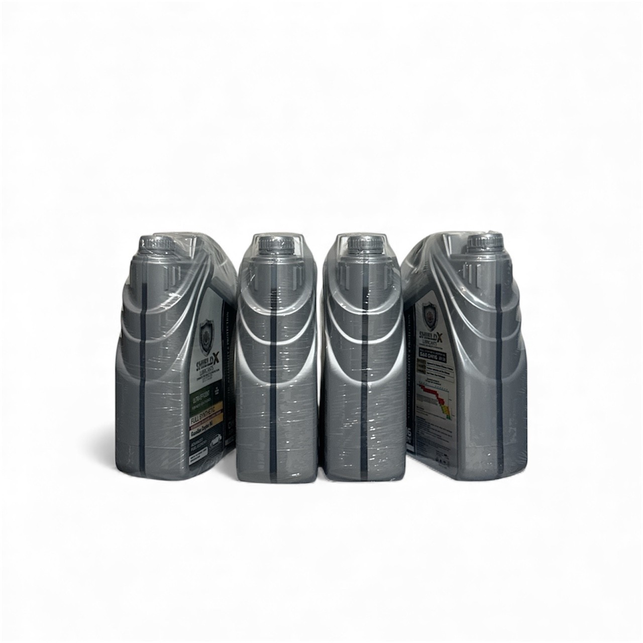 4 Pack ShieldX Full Synthetic Engine Oil 5W-20 – 5 Quart Each, Premium Motor Oil