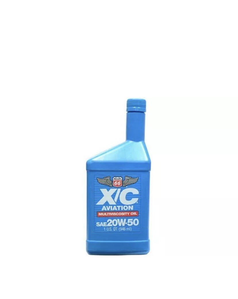 2 Quarts – Phillips 66 Aviation Motor Oil SAE 20W-50