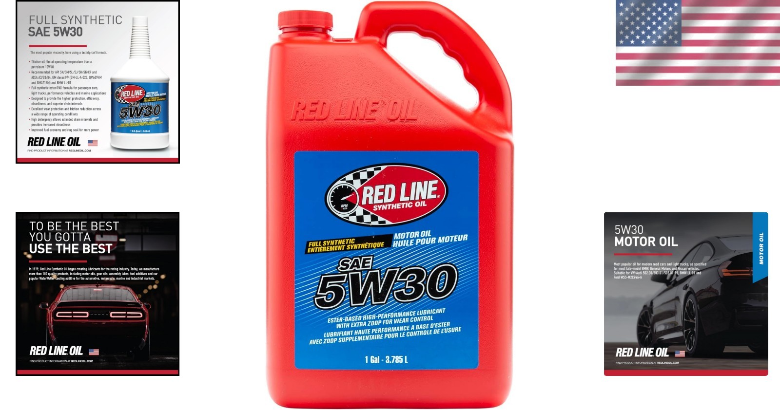5W30 Fully Synthetic Motor Oil – 1 Gallon for Enhanced Fuel Economy