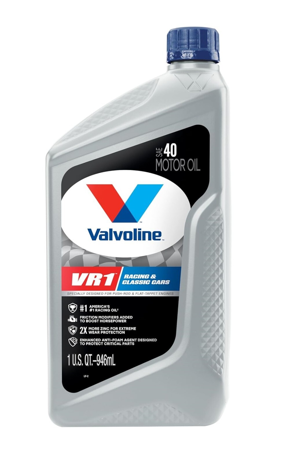 Valvoline VR1 SAE 40 Racing Motor Oil 1 Quart 822390