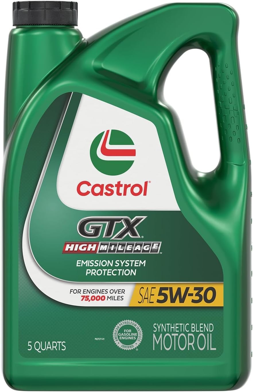 5 Quart GTX 5W-30 Synthetic Blend Oil – Advanced Protection for Aging Vehicles