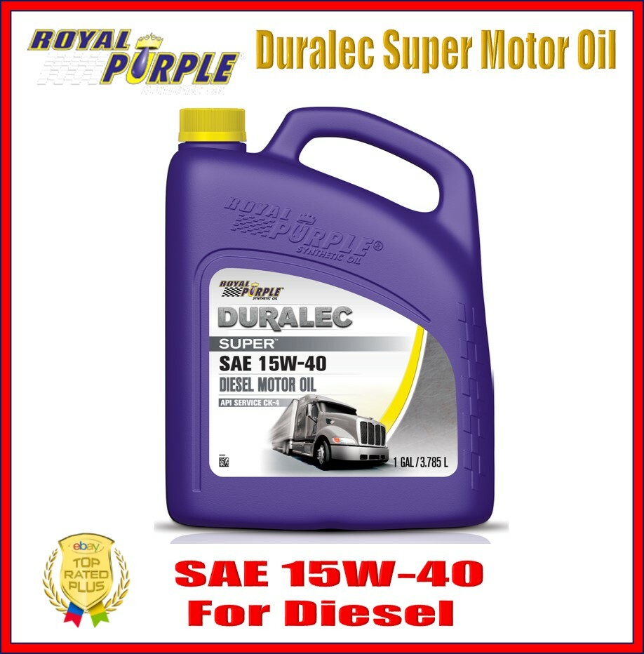 Royal Purple Duralec Super Motor Oil 15W-40 Diesel Engine 1-Gal. Bottle 04154