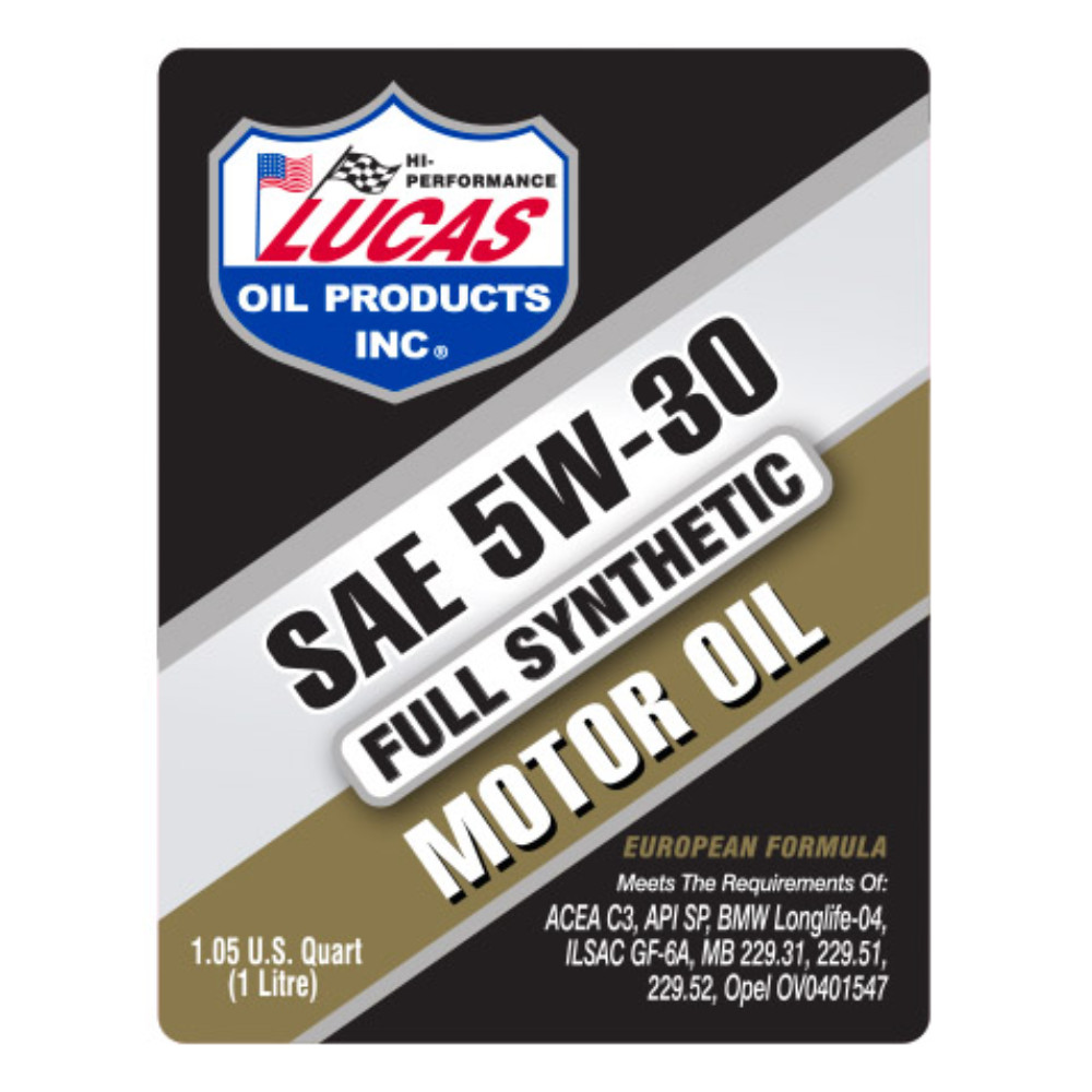 LUCAS 5W30 FULLY SYNTHETIC ENGINE OIL FOR ACEA C3 C2 API SP BMW MERCEDES VW 2L