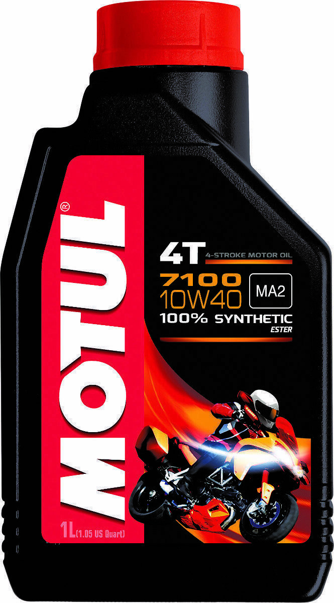 Motul 104091 7100 4T Synthetic Motorcycle Oil 10W-40 1 Liter