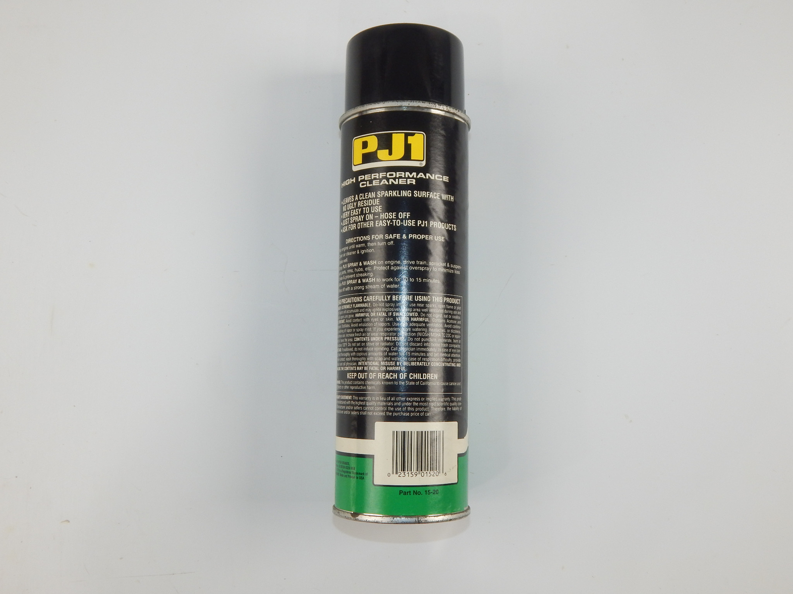 PJ1 SPRAY & WASH HIGH PERFORMANCE CLEANER 15 Oz. (425.3 g) PART No. 15-20