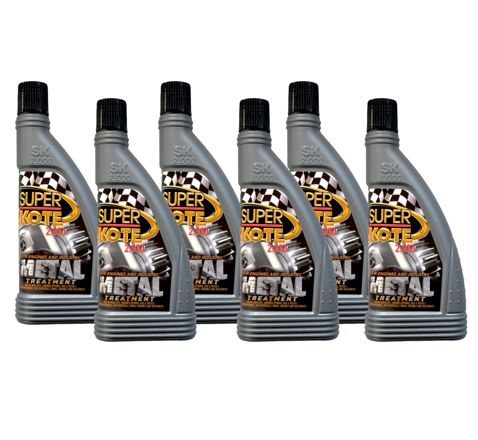 SUPERKOTE 2000 Metal Treatment Lubricant Anti Friction 8oz 6 PACK