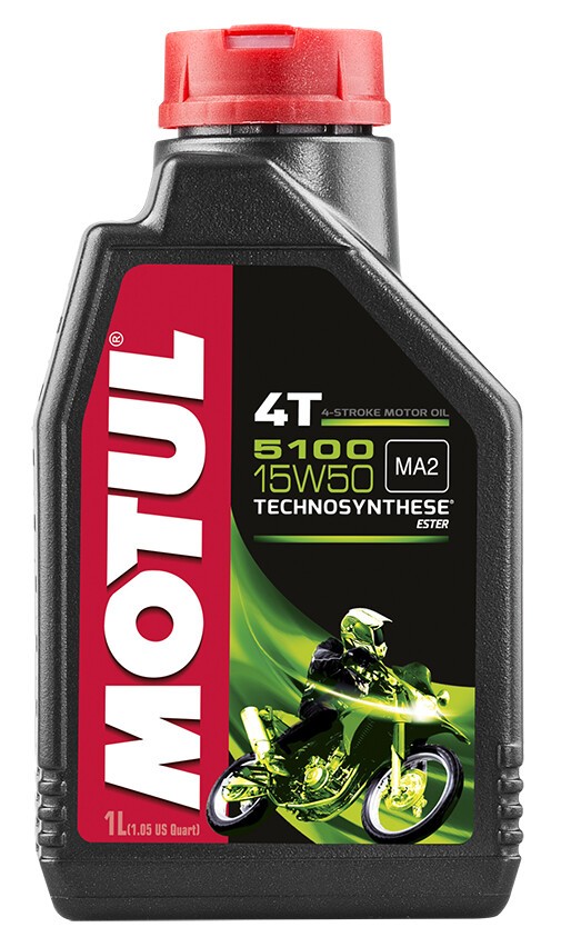 Motul 5100 4T Synthetic Ester Blend Motor Oil 15W-50 1L