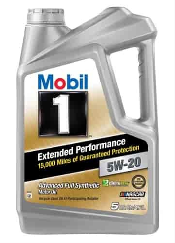 Mobil 1 120765-1 Extended Performance Engine Oil 5W20 5 Quart Jug Sold Individua