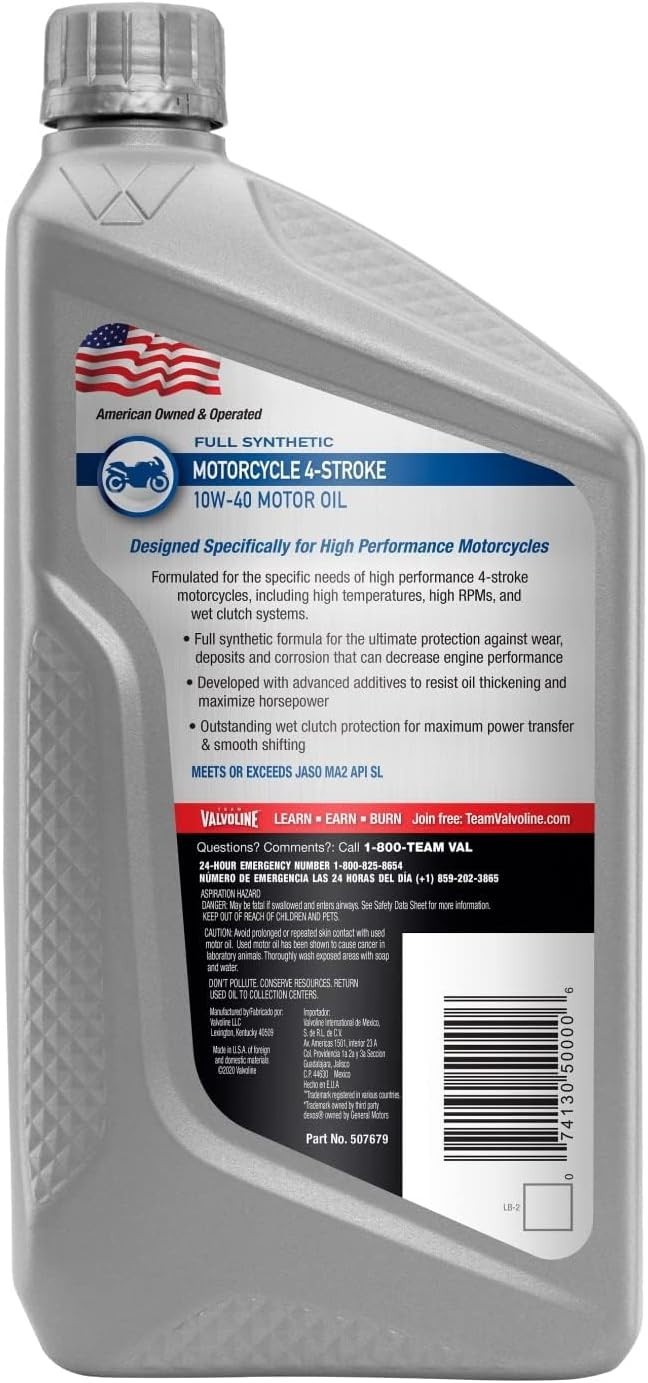 Superior Additives 10W-40 Motorcycle Oil Case 6