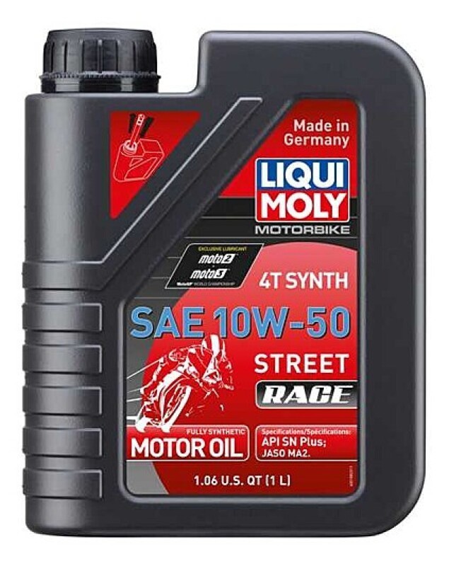 LIQUI MOLY 1L Motorbike 4T Synthetic SAE 10W50 Street Race Oil