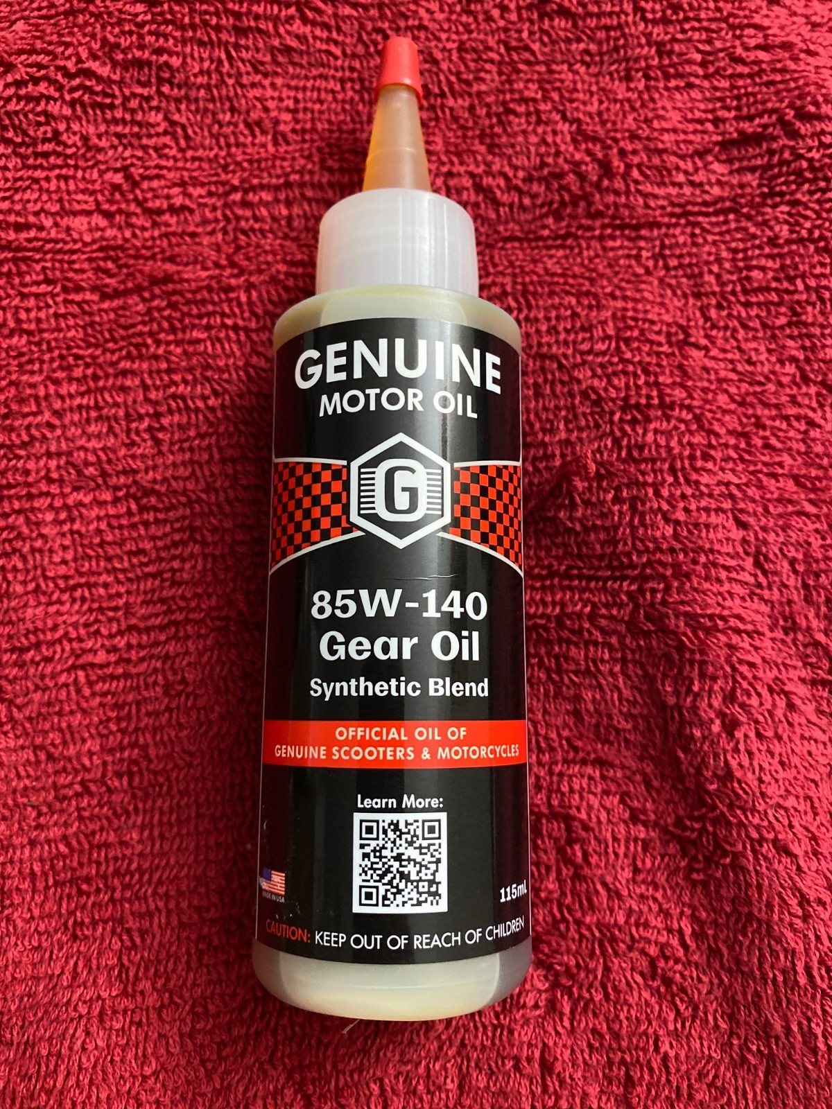 Genuine Motor Oil 85w-140 Gear Oil synthetic bland115mL