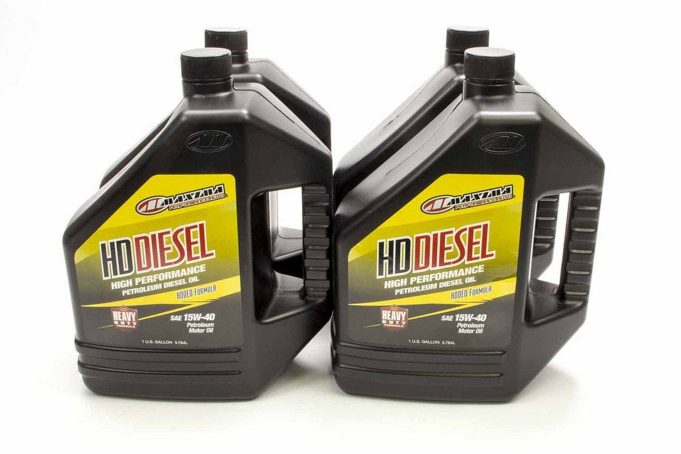 Maxima Racing Oils MAX39-029128 15W40 Heavy Duty Diesel Engine Oil 4-Gallon Set