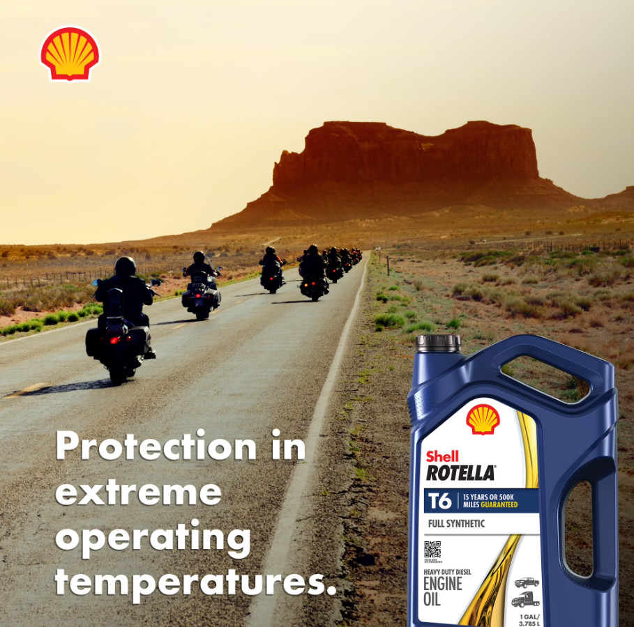 Shell Rotella T6 Full Synthetic 10W-30 Diesel Engine Oil, 1 Gallon