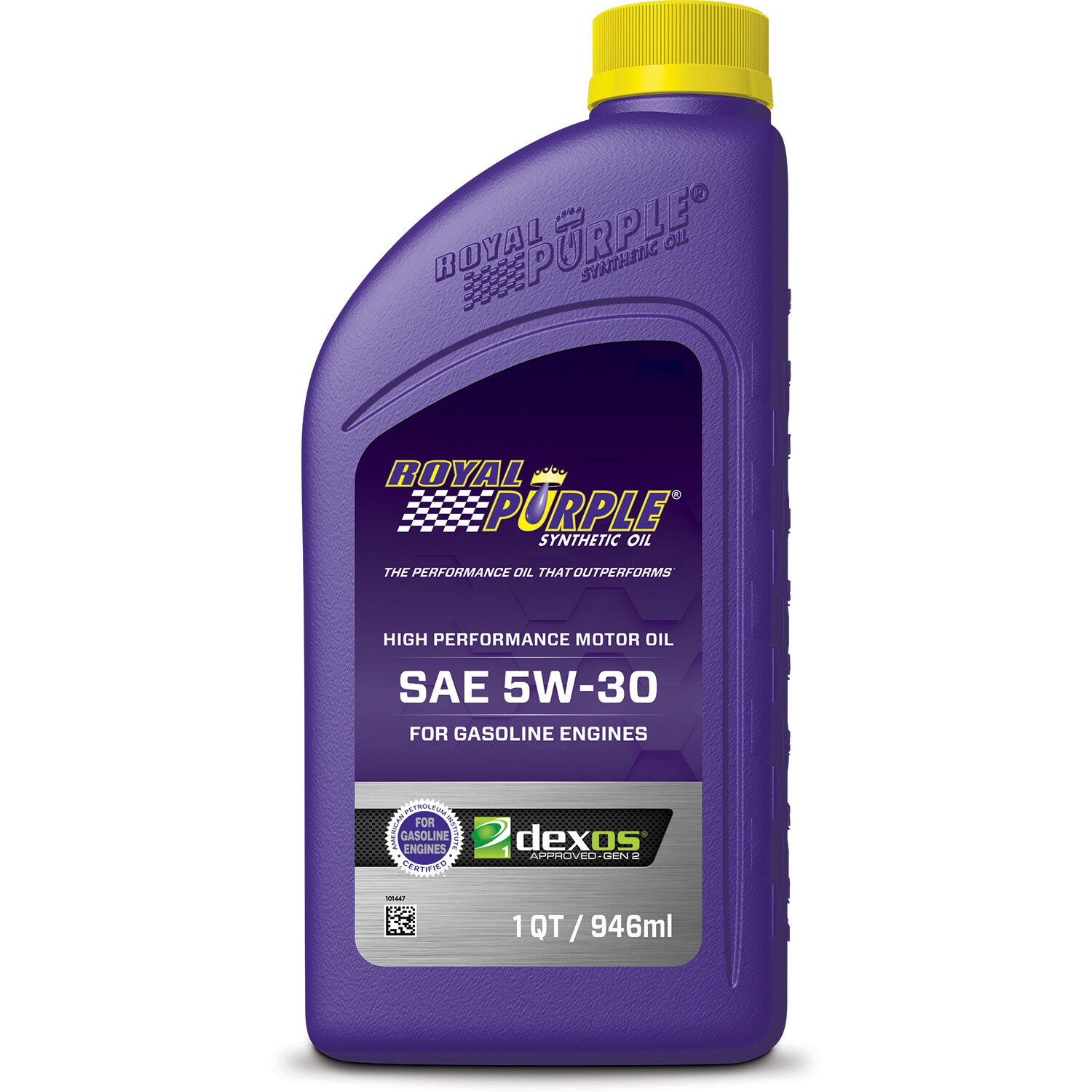 Royal Purple 01530 5W30 High Performance Synthetic Oil, 1 Quart