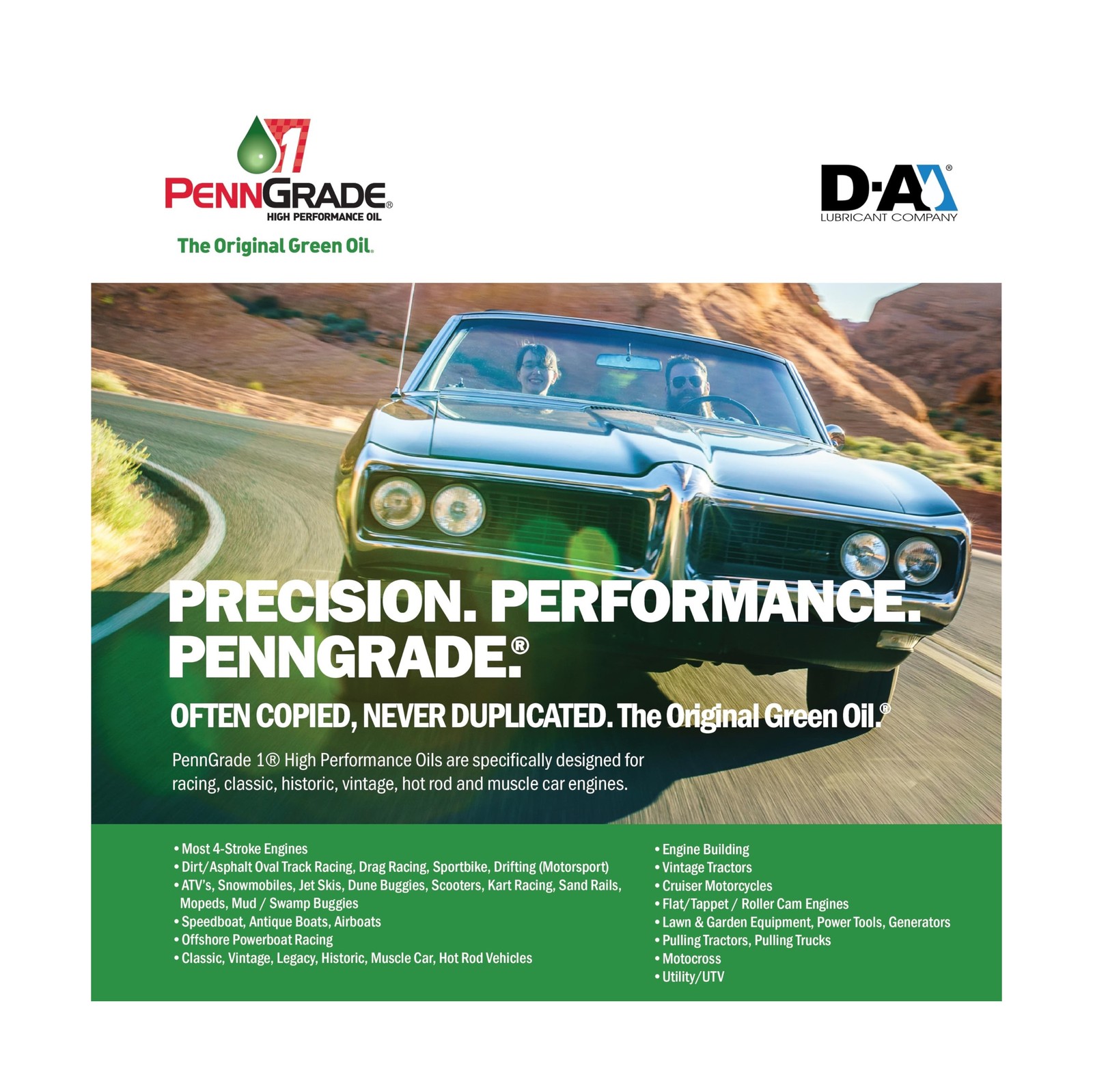PENN GRADE 1, 71166, Monograde High Performance Oil SAE 60, 1 Quart (6 Pack) 6
