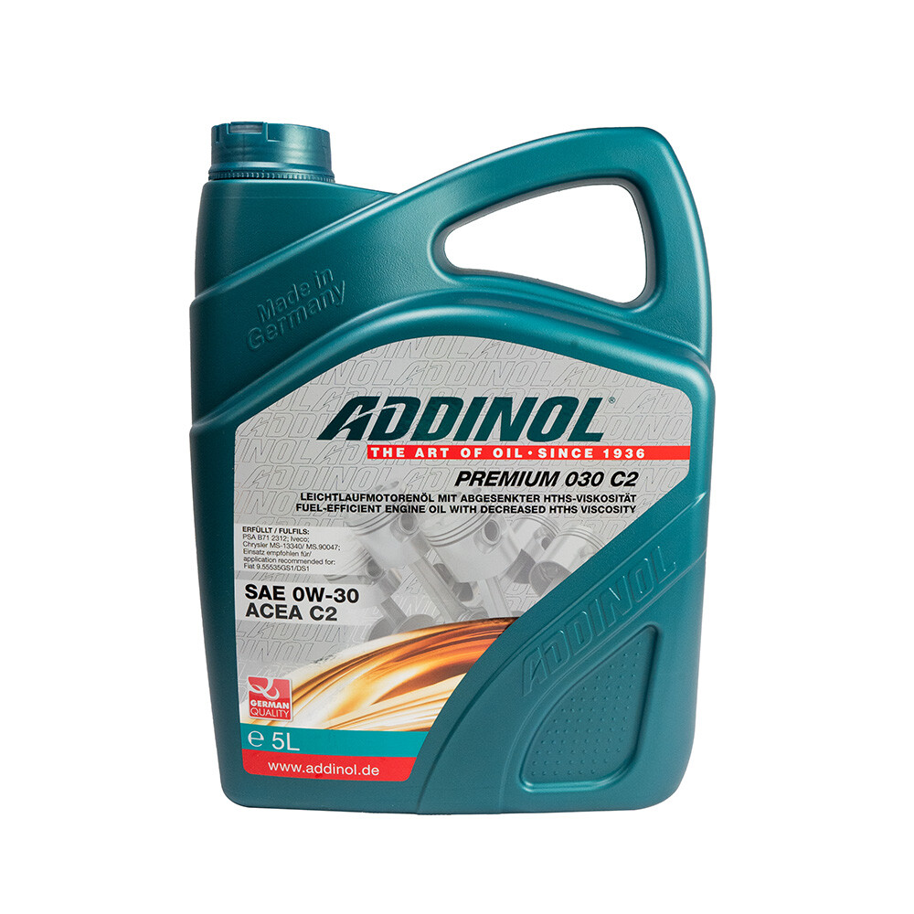 Addinol 030 C2 SAE 0W-30 Engine Oil for Opel Movano Peugeot Fiat Ducato 250, 290