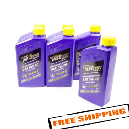 Royal Purple 06520 API-Licensed Multi-Grade SAE 5W-20 Synthetic Motor Oil
