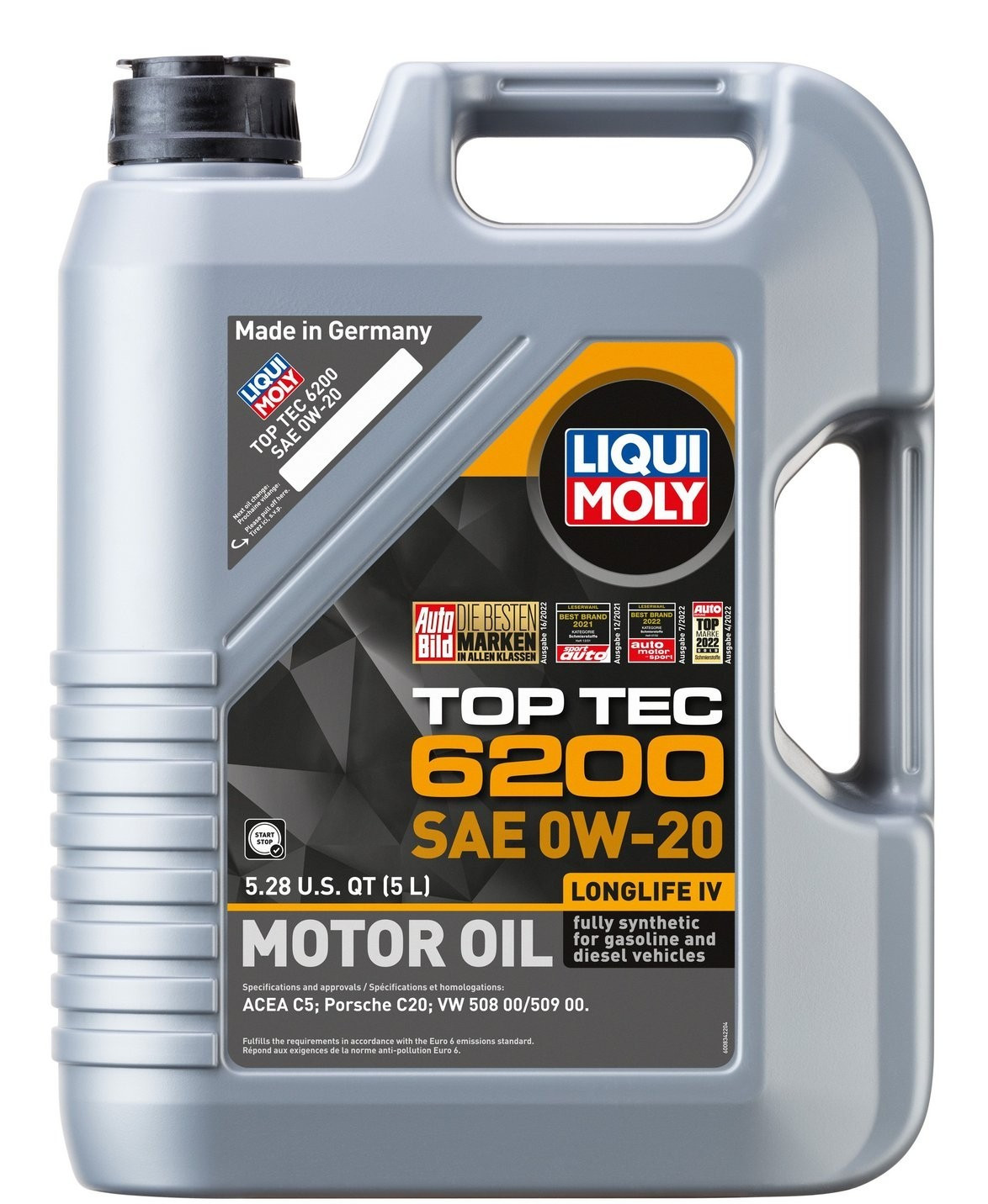 [FLASH SALE] LIQUI MOLY 20238 Top Tec 6200 0W-20; 5 Liter