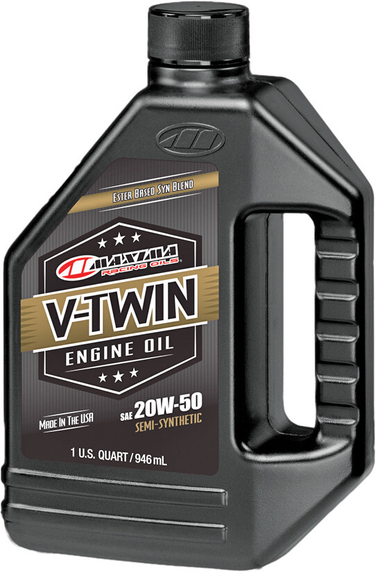 MAXIMA 20W-50 Semi-Synthetic Blend HARLEY-DAVIDSON V-Twin Engine Motor Oil 1Qt