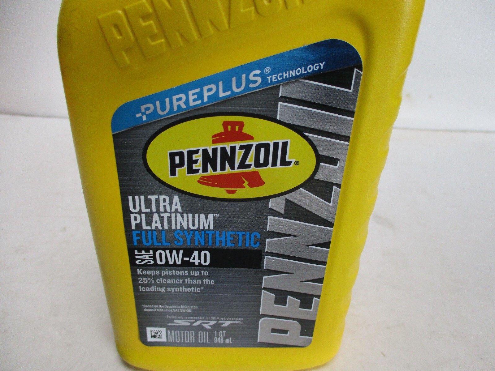 6 PACK-Pennzoil ULTRA PLATINUM-0W-40 Full Synthetic SRT Motor Oil-Total 6 Quart