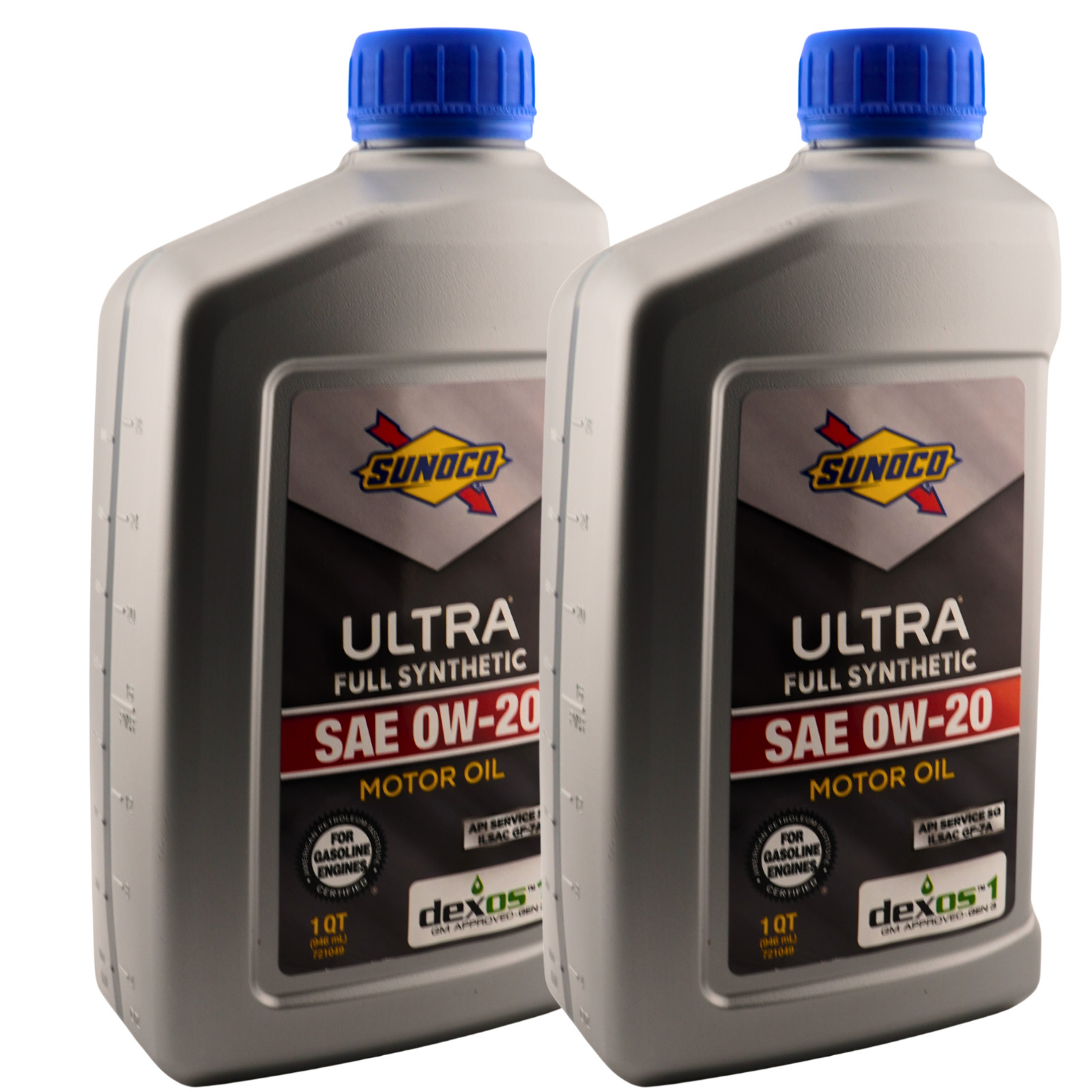 Sunoco 721049 (5793) Full Synthetic 0W-20 Motor Oil dexos1 Gen3, 1 Qt. – 2 Pack