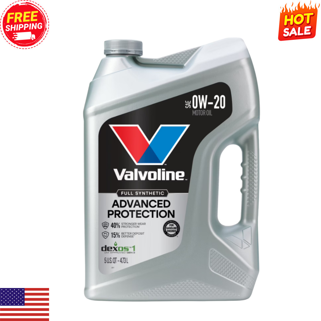 Valvoline Advanced Protection Full Synthetic 0W-20 Motor Oil 5 Quart