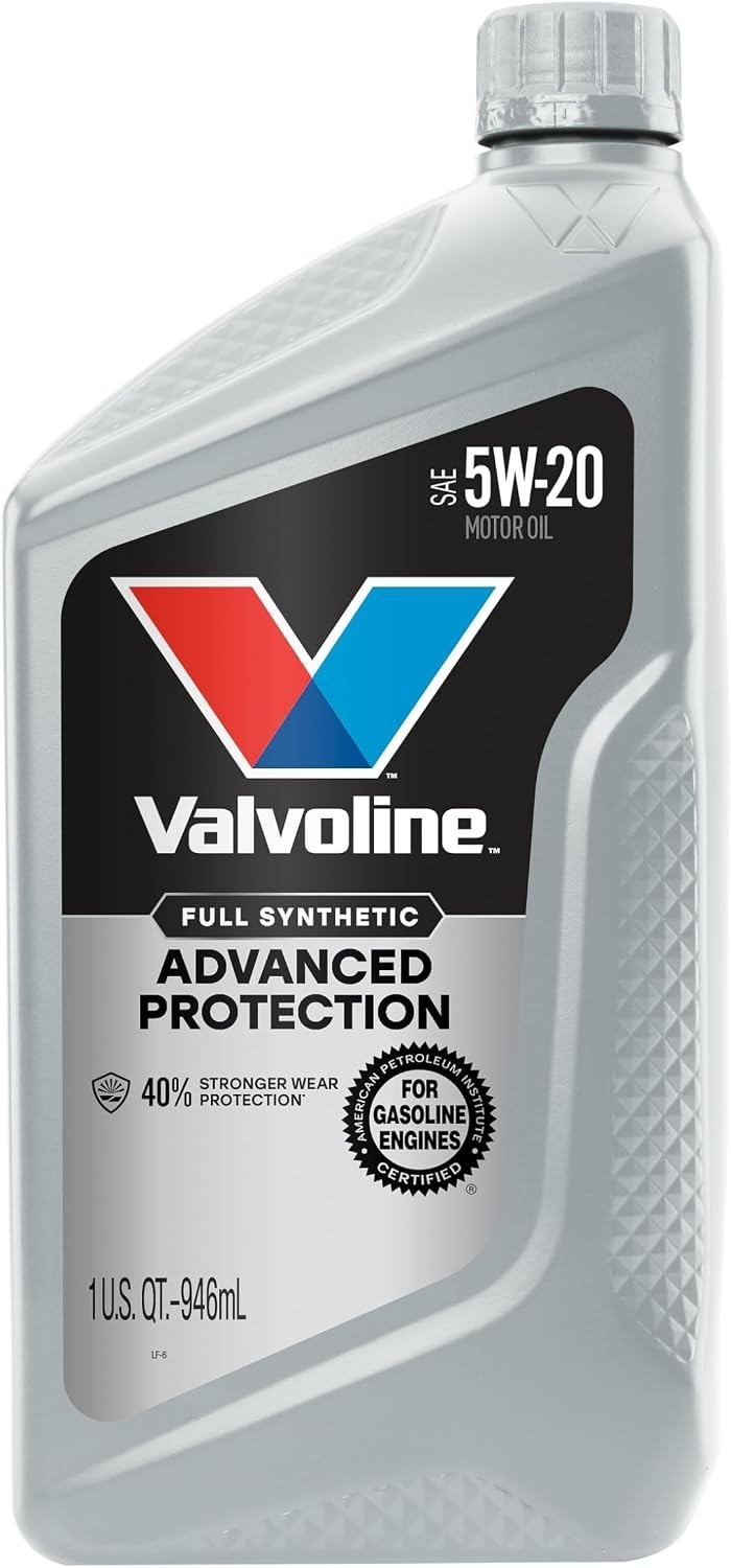 1 QT Advanced 5W-20 Full Synthetic Motor Oil – Enhanced Wear and Heat Defense