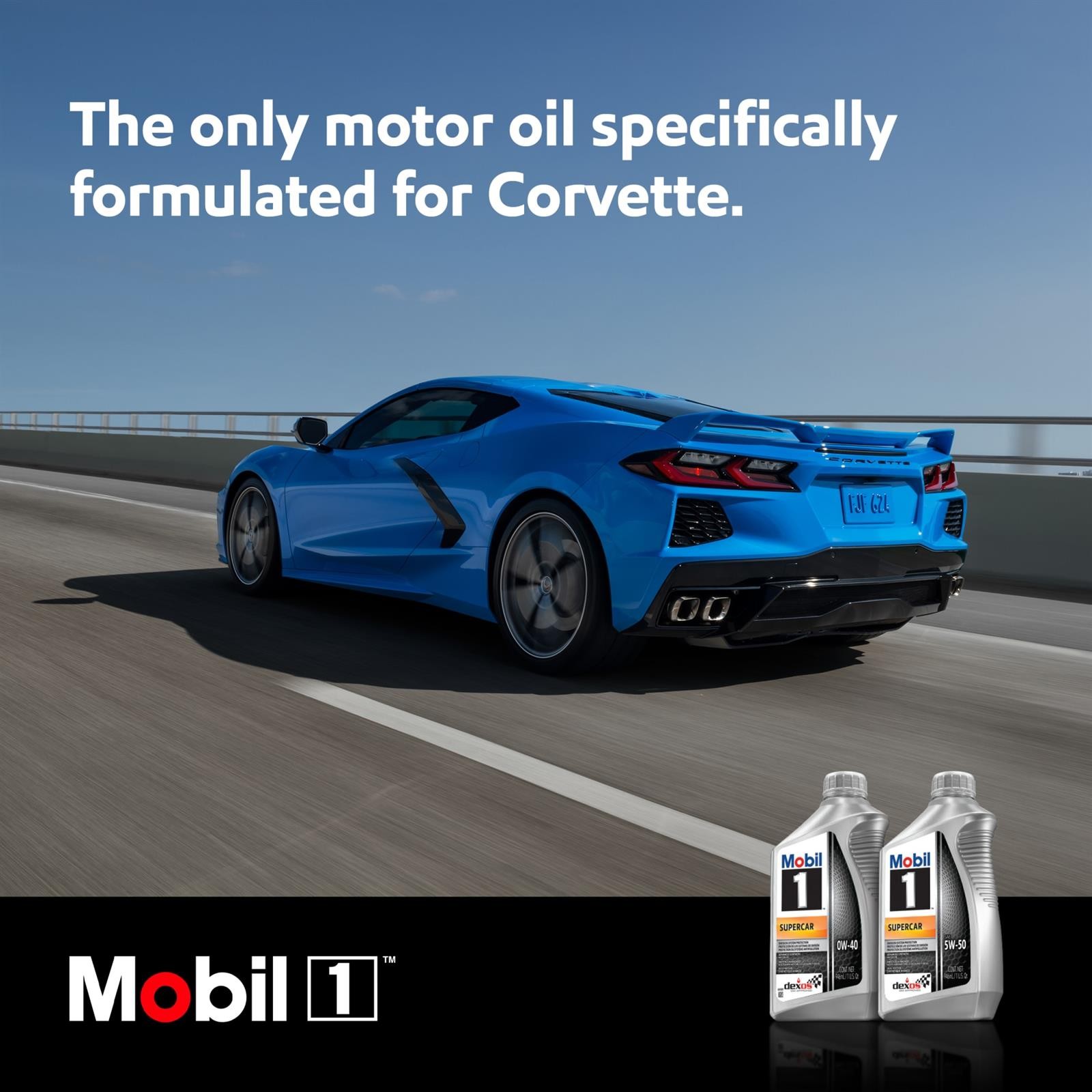 Mobil 1 Supercar Full Synthetic Motor Oil 0W-40 Dexos R Case of 6