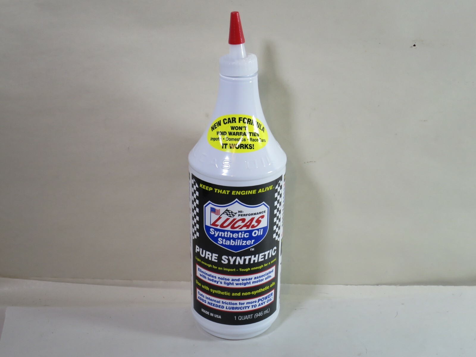 Lucas Oil 10130 Synthetic Heavy Duty Oil Additive Stabilizer Case of 12 Quarts