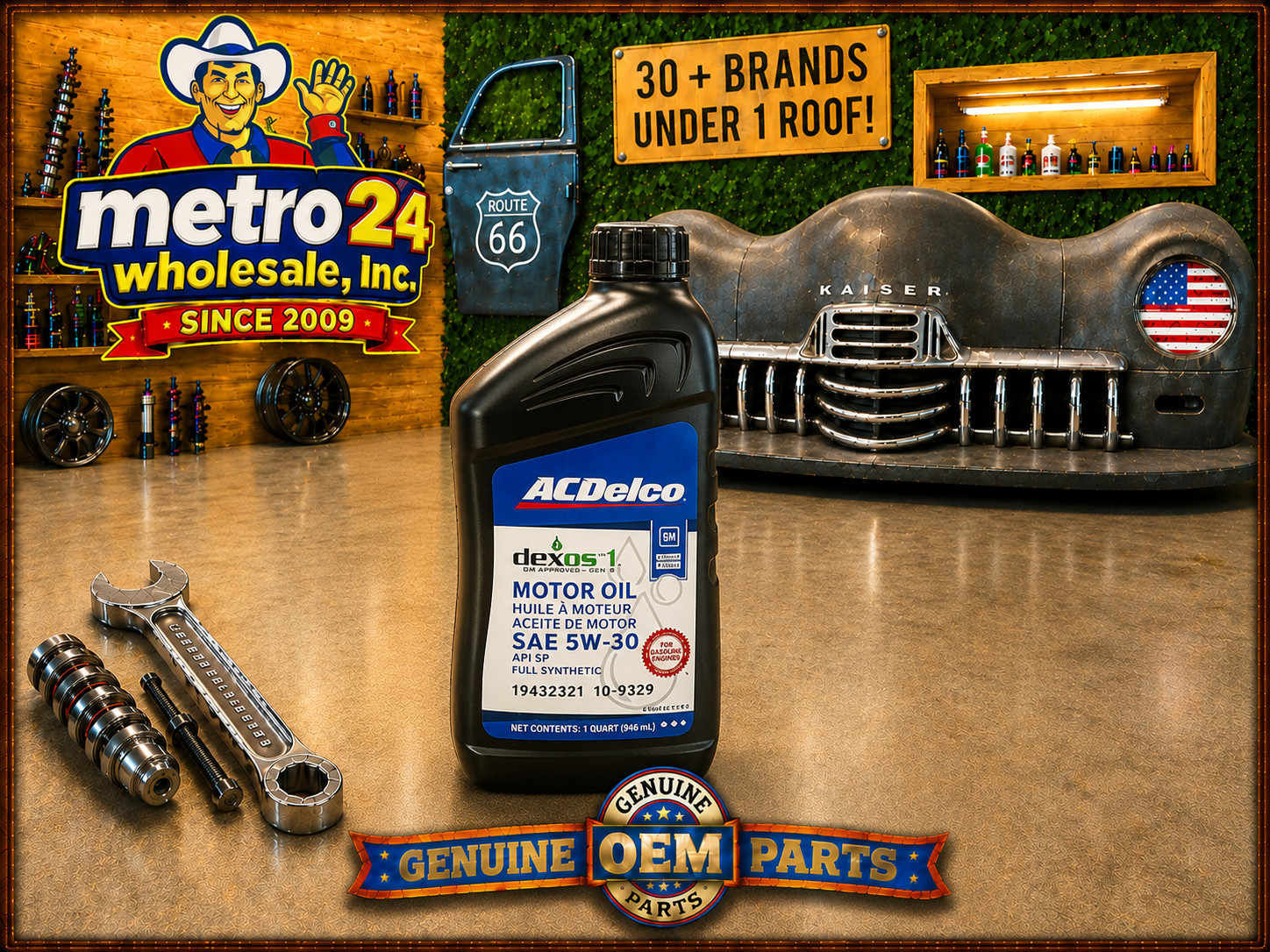 (4) GM AC Delco SAE 5W-30 DEXOS1 Gen3 Full Synthetic Motor Oil 1 Quart 19432321