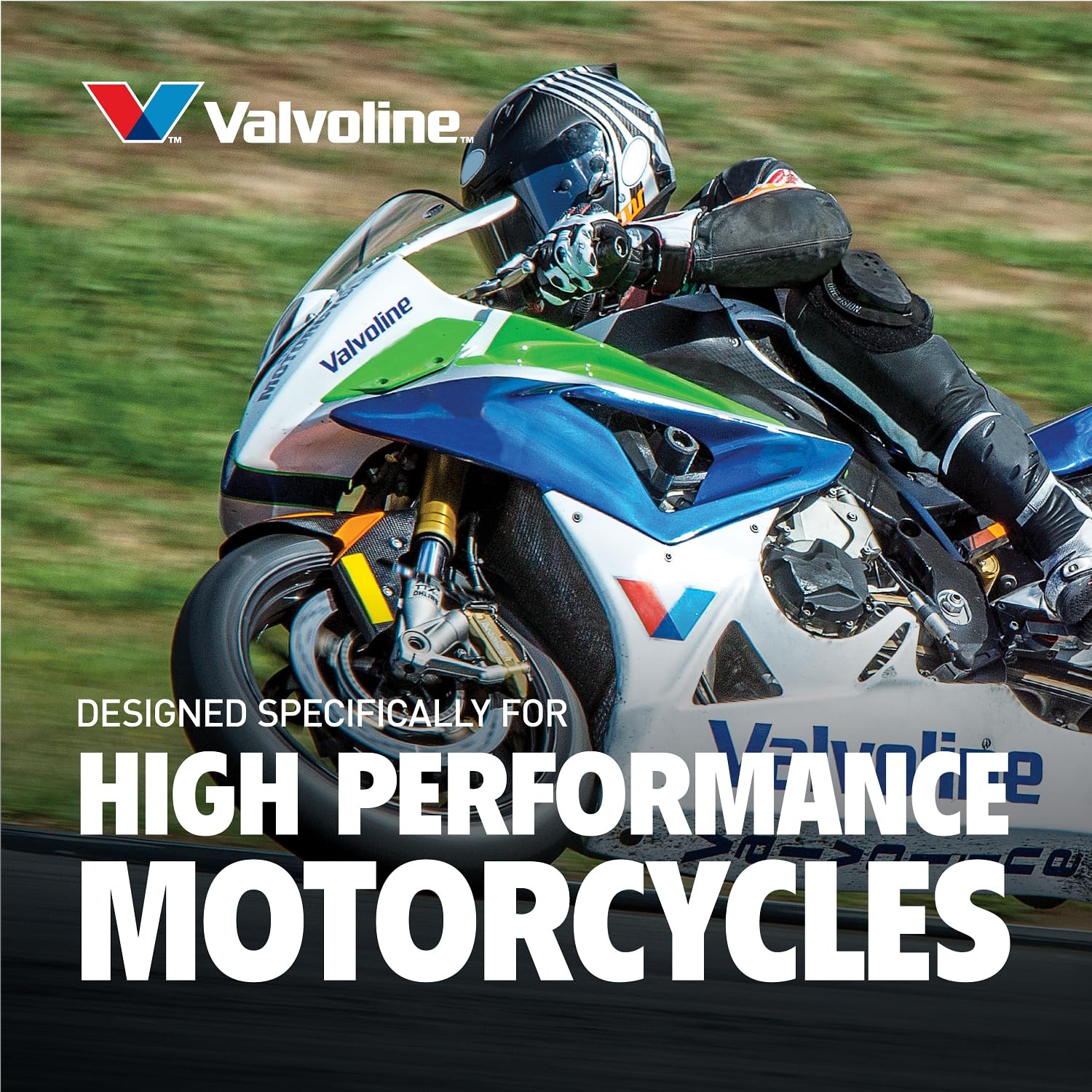 Valvoline 4-Stroke Motorcycle Full Synthetic 10W-40 Motor Oil 1 1 QT, Gold