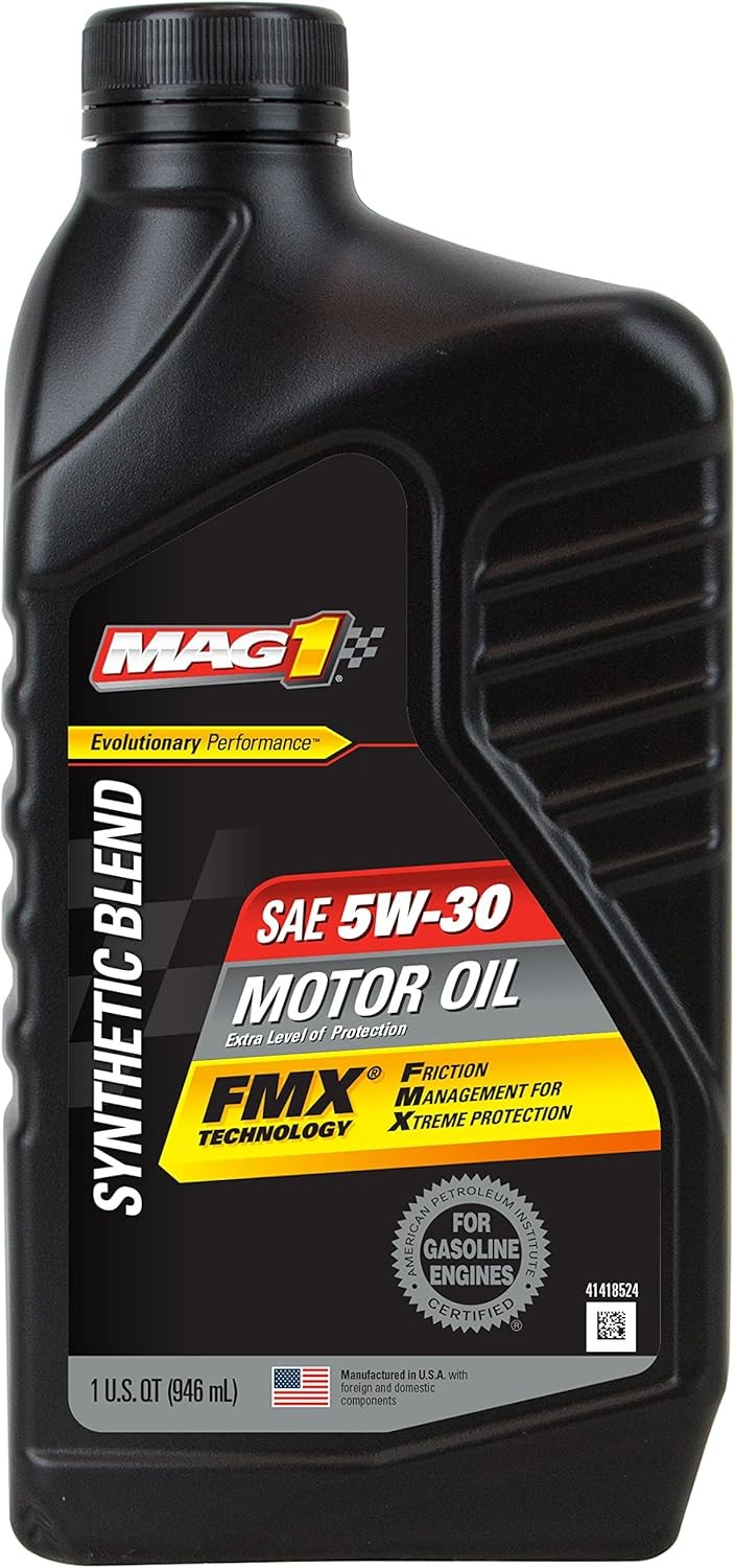 MAG1 5W-30 Full Synthetic Motor Oil FMX 1 Quart Pack Of 6