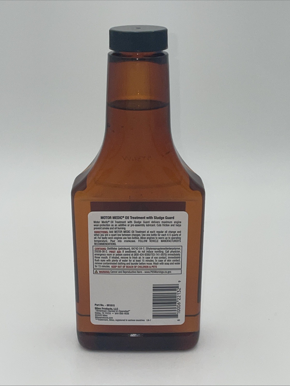 Bulk Motor Medic Oil Treatment w Sludge Guard / x12 14 fl oz Bottles
