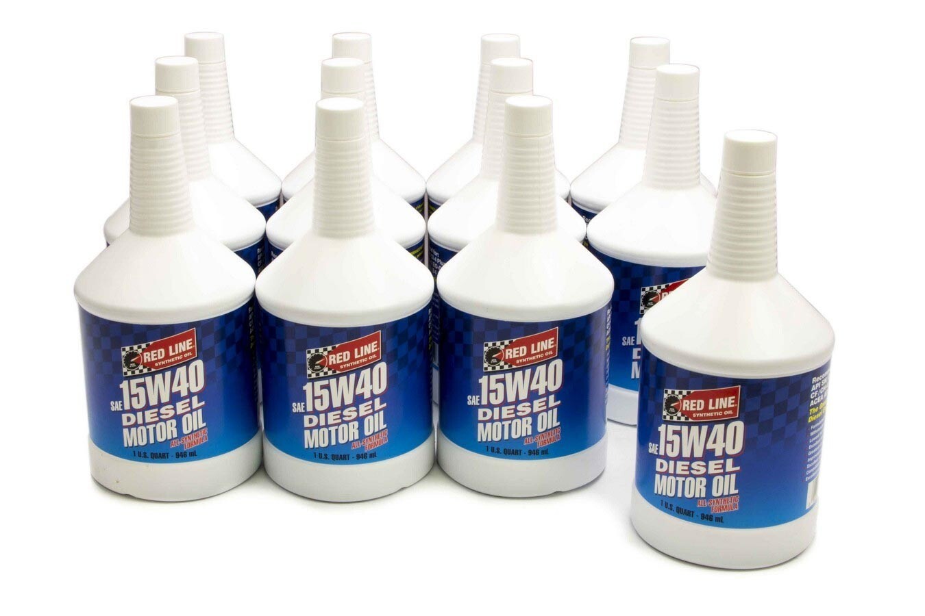 Redline Oil 21424 Diesel Motor Oil 15W-40 Full Synthetic Case of 12 Quarts