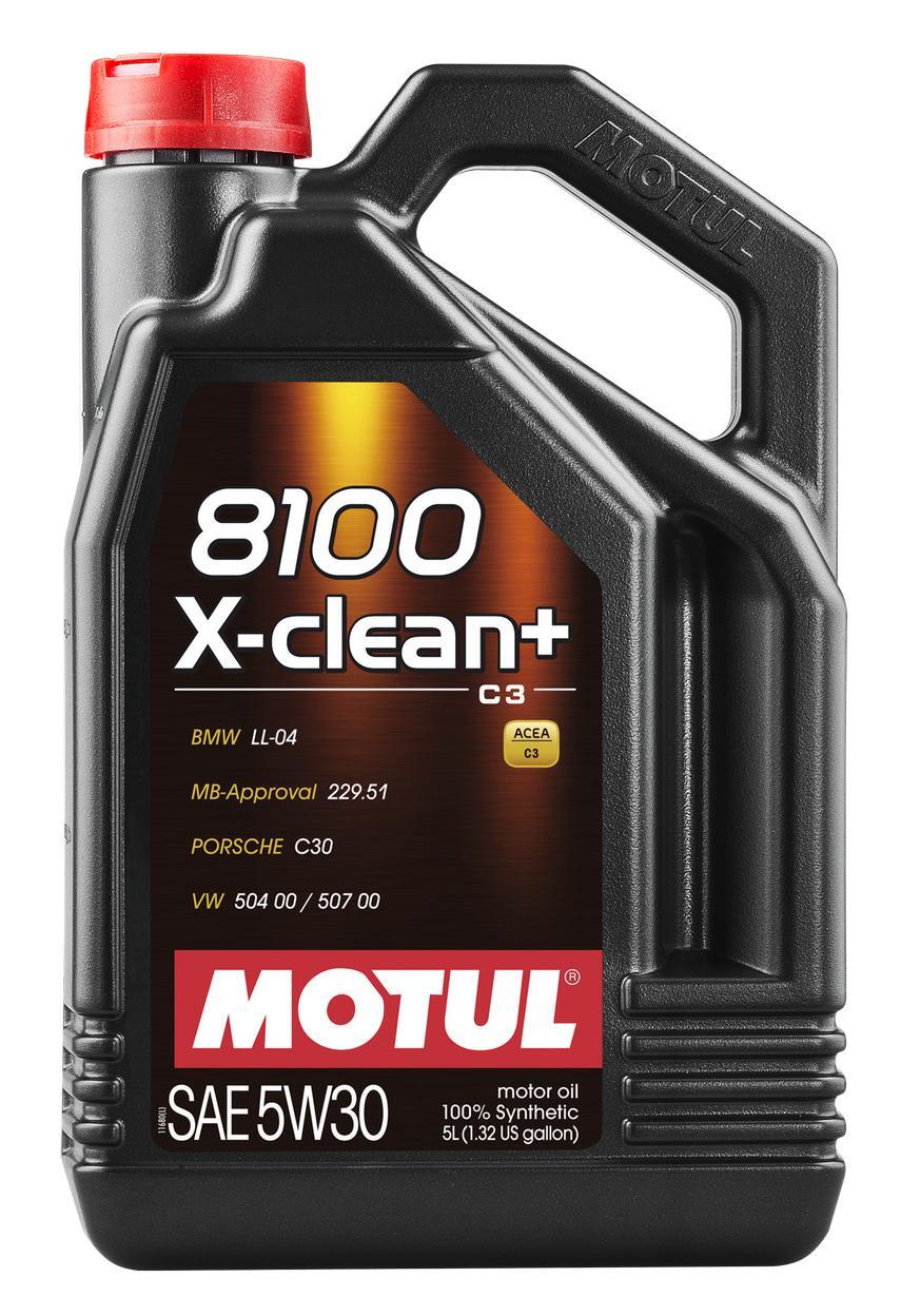 Motul Engine Oil – 8100 X-CLEAN + 5W30 4X5L