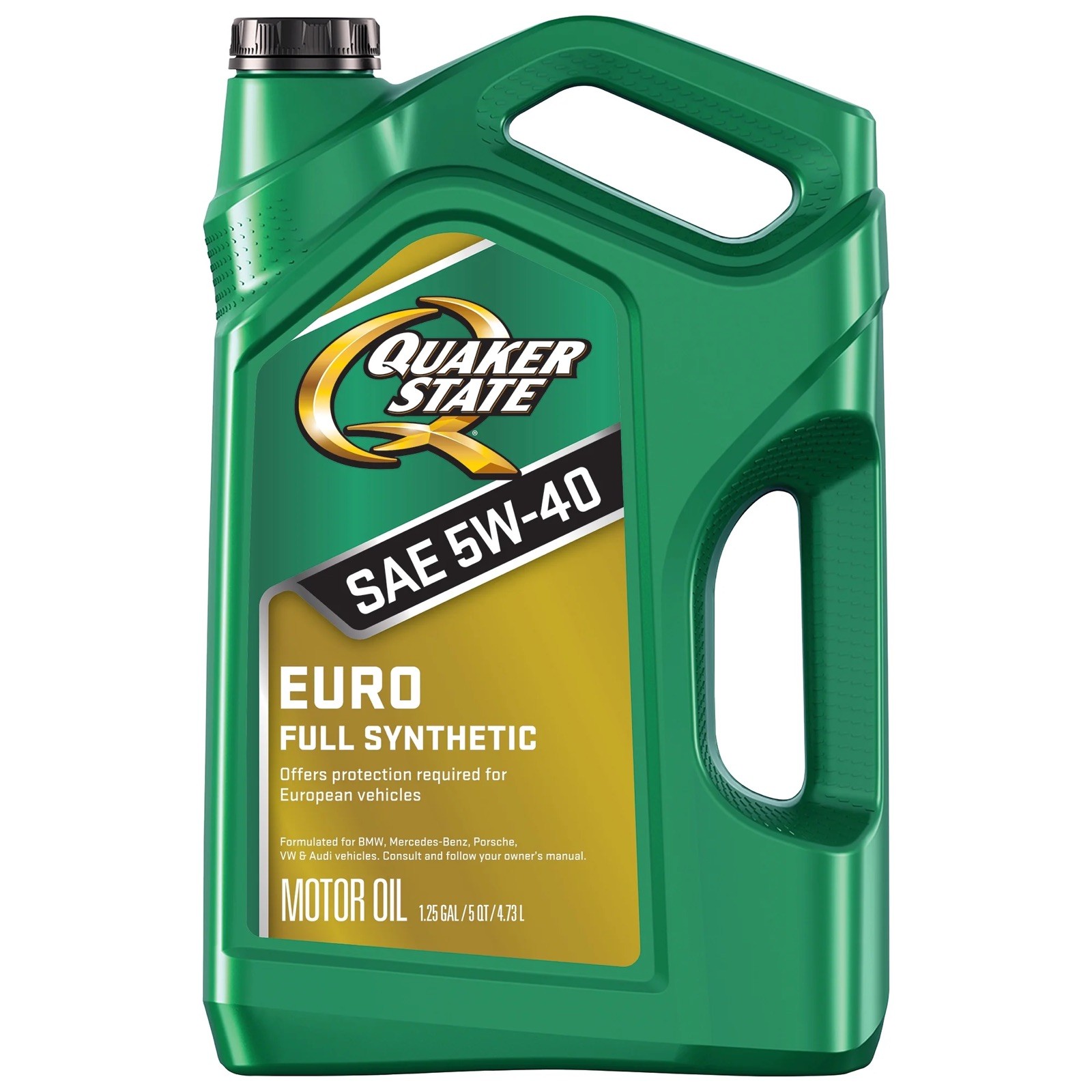 Quaker State 5w40 Euro Full Synthetic 5 Quart x4