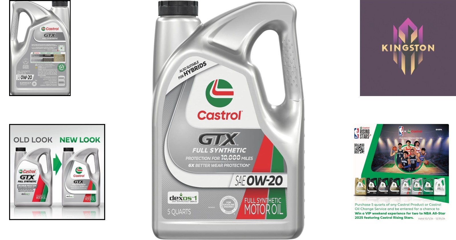 Universal Fit 5 Quarts Full Synthetic Motor Oil 0W-20 for Ultimate Engine Care