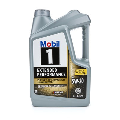 Mobil 1 MOB120765-1, One Extended 5W20 Synthetic Motor Oil 5 qt