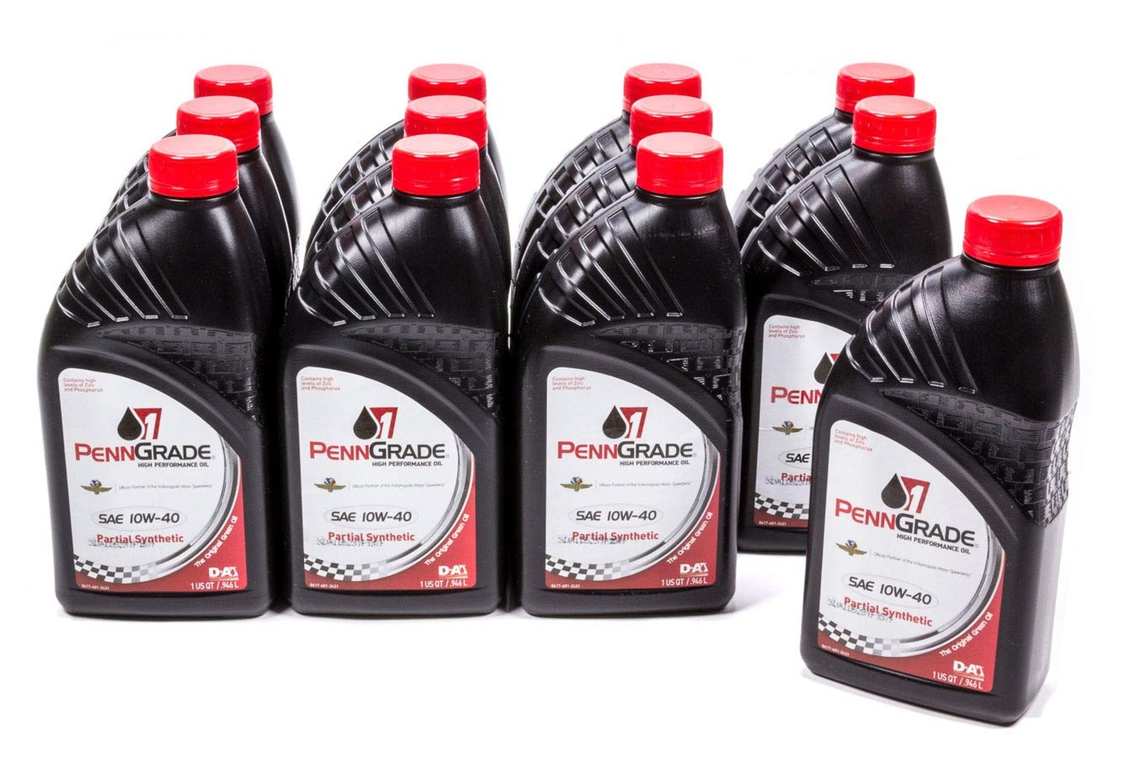 71446, Synthetic Blend High Performance Oil SAE 10W-40, 1 Quart (12 Pack) 12