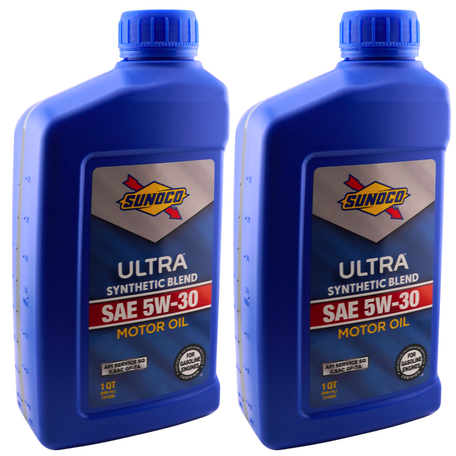 Sunoco – Synthetic Blend Motor Oil SAE 5W-30 – (721036) – GF-7A (Pack of 2)