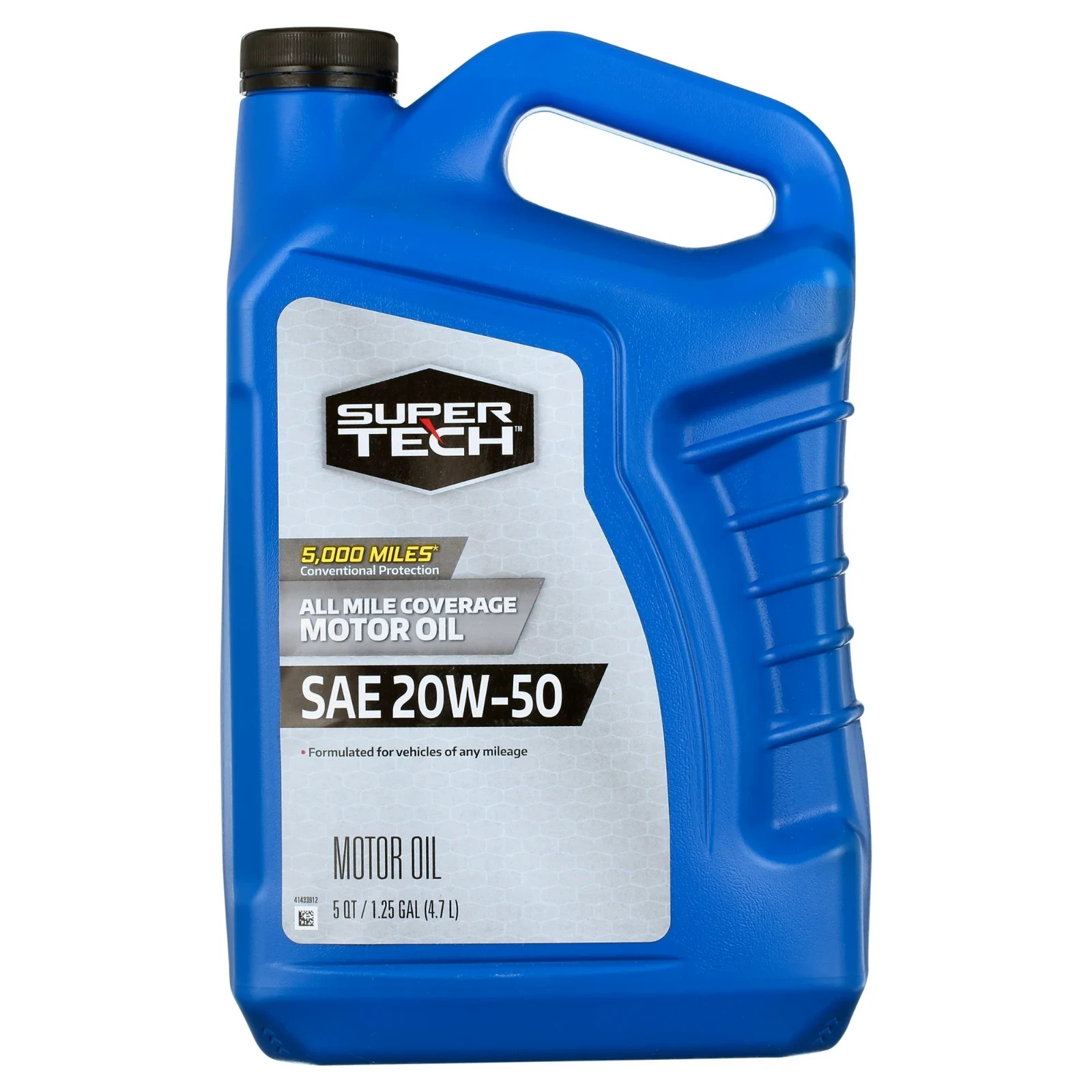 Super Tech All Mileage Motor Oil SAE 20W-50, 5 Quarts