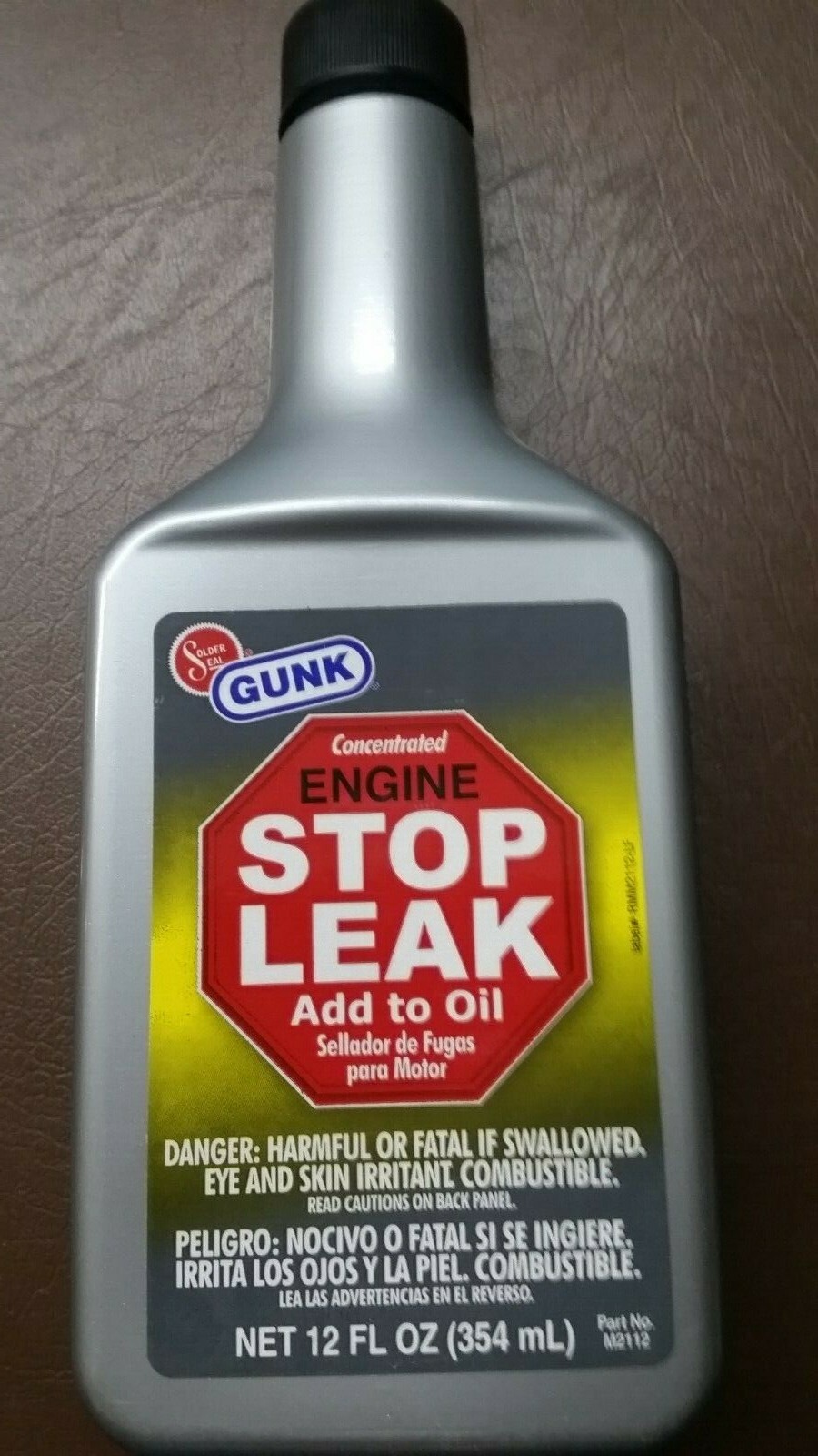 Solder Seal Gunk Concentrated Engine Stop Leak 12 oz M2112 Made in USA