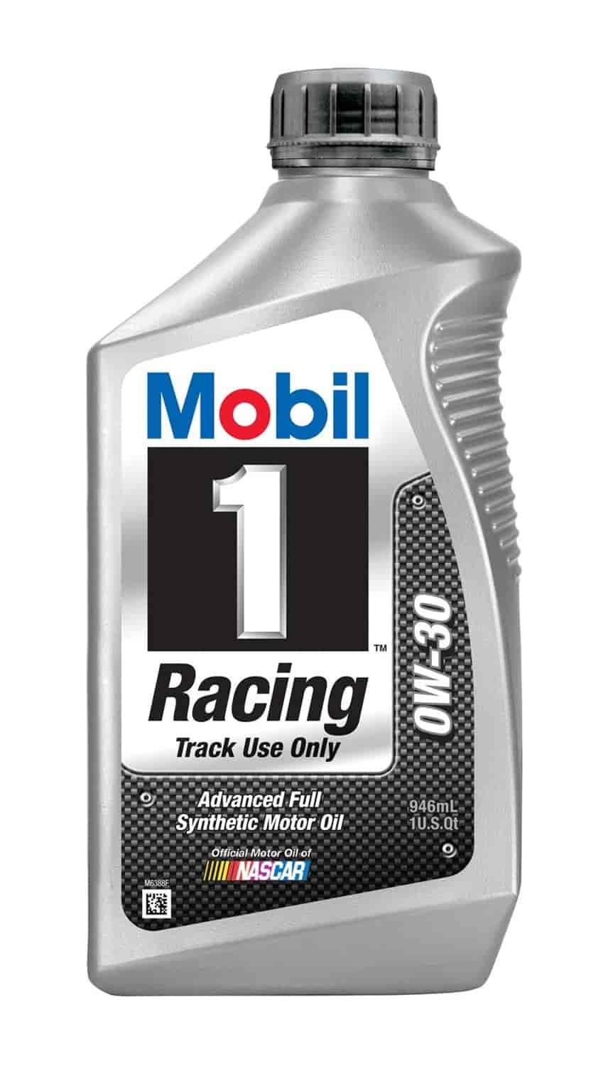 Mobil 1 102622-1 Racing Engine Oil 0W30 1 Quart Bottle Sold Individually