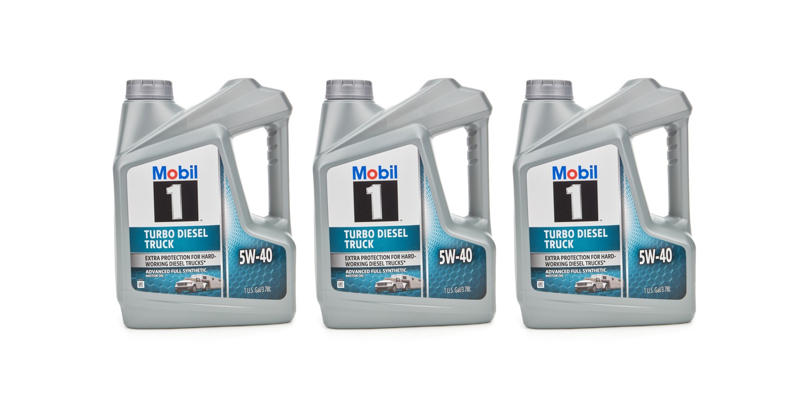 Mobil 1 127097, Set of 3 5W40 Turbo Diesel Oil Case 3 X 1 Gallon Performance Par