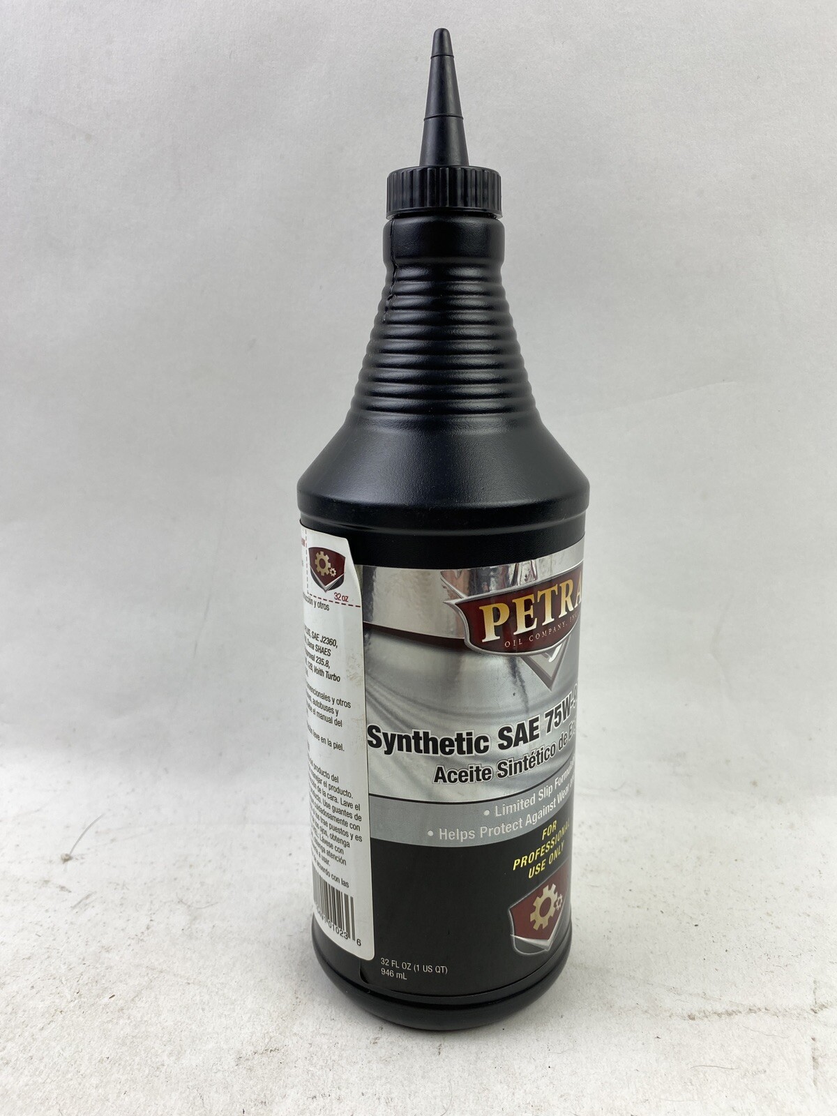 1-quart bottle of Petra Synthetic GL-5 SAE 75W90 Gear Oil p/n 89032 (32oz)