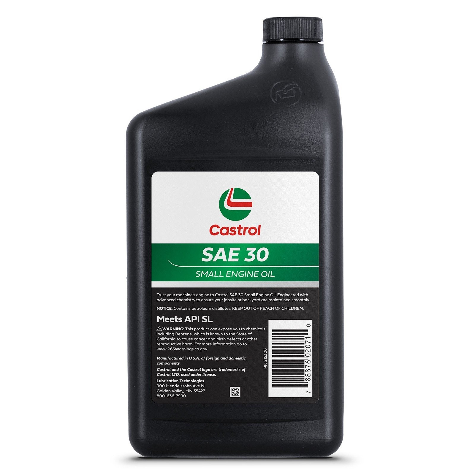 Castrol SAE30 Basic Oil Change Kit For Briggs & Stratton, Tecumseh Engines