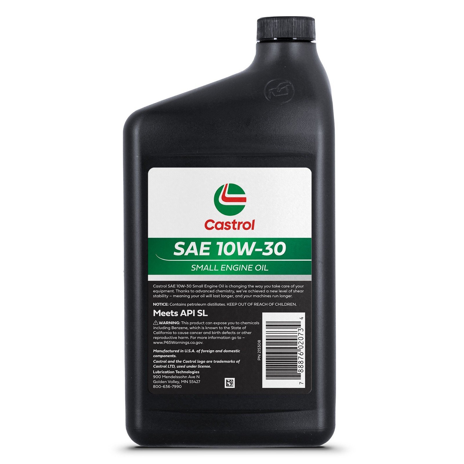 Castrol 10W30 Basic Oil Change Kit For Kohler 4 Cycle Engines 11-35HP