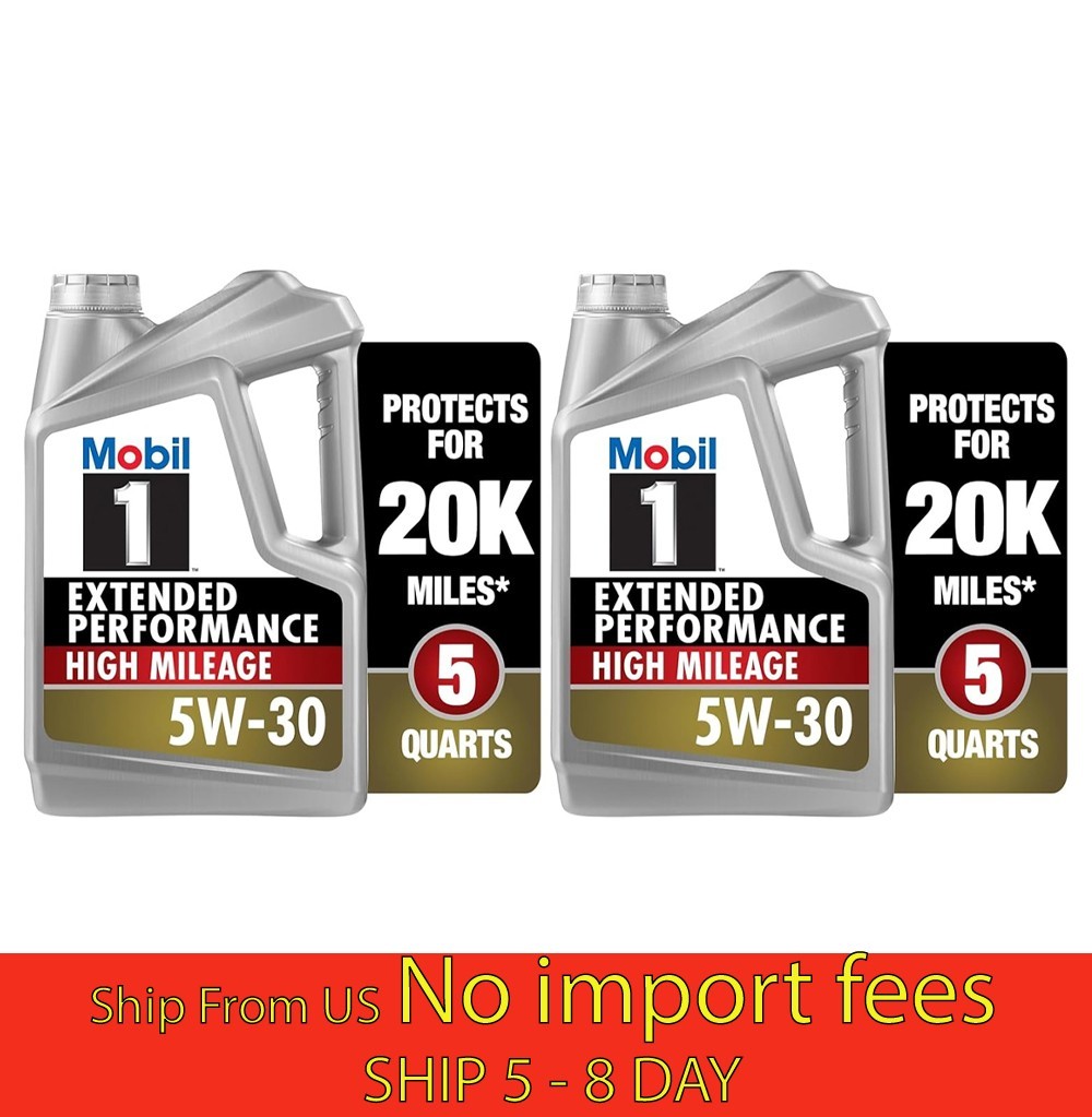 Mobil 1 Motor Oil 5W-30, 5 Quart (Pack of 2) | Extended Performance |…(a19.5)