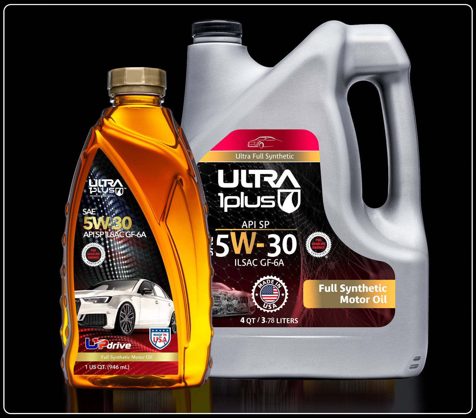 Ultra1Plus SAE 5W-30 Full Synthetic Motor Oil API SP ILSAC GF-6A (5 QTS)